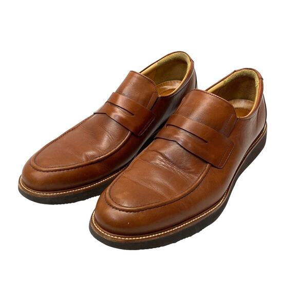 Samuel Hubbard Ivy Legend Cognac Leather Penny Loafers 14 - Picture 9 of 9